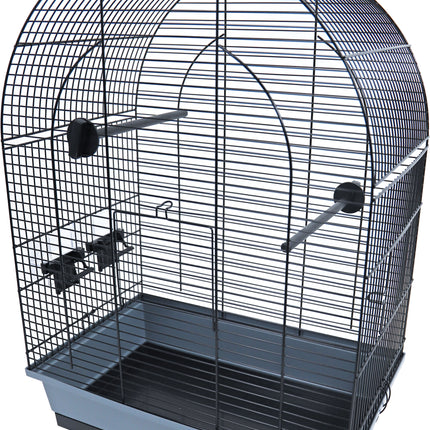 AnimalstoreXL Vogelkooi Lusi 2 Zwart / Grijs