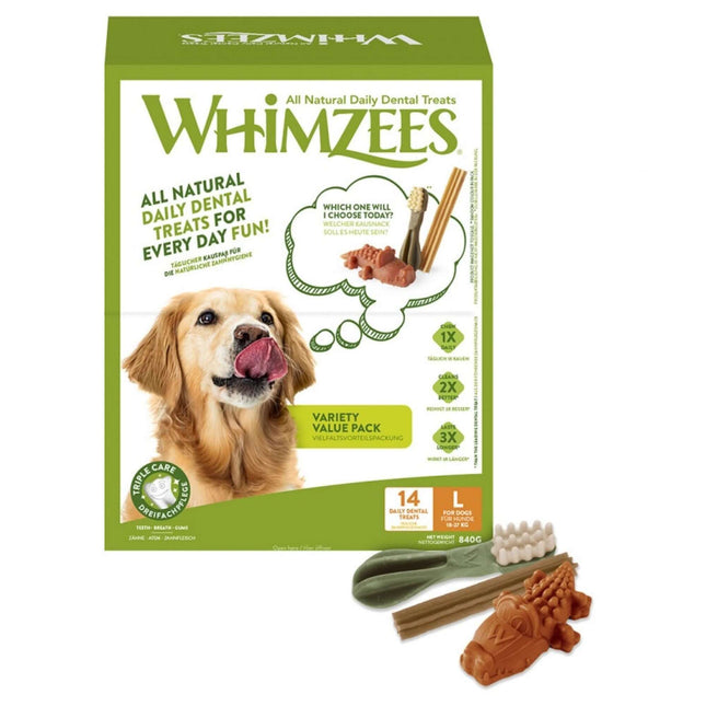 AnimalstoreXL Whimzees Variety Valuebox Large 14 stuks