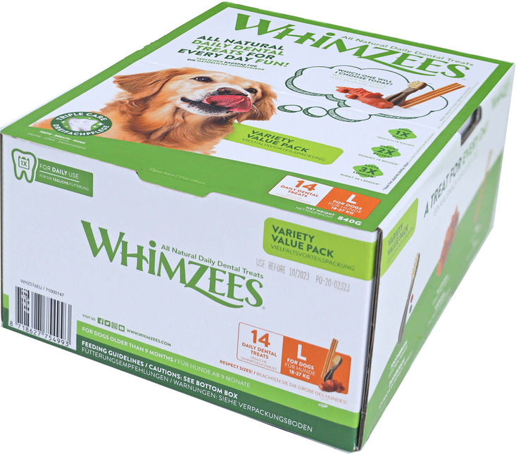 AnimalstoreXL Whimzees Variety Valuebox Large 14 stuks
