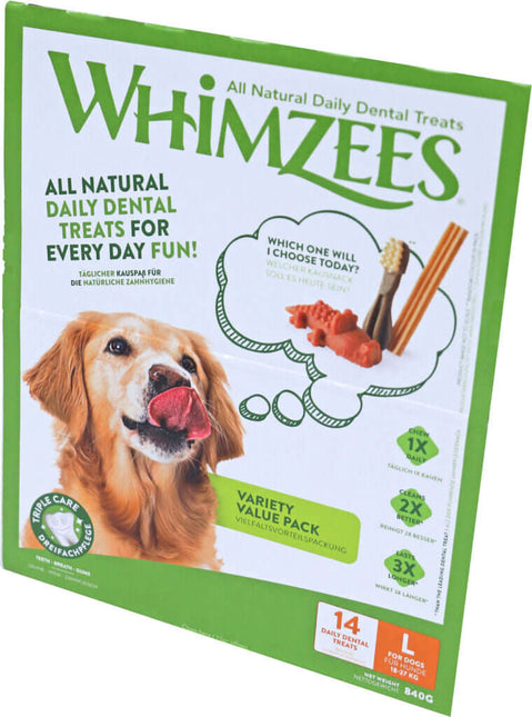 AnimalstoreXL Whimzees Variety Valuebox Large 14 stuks