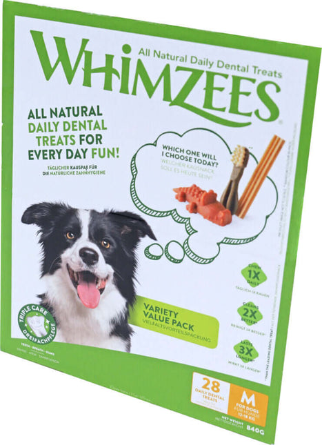 AnimalstoreXL Whimzees Variety Valuebox Medium 28 stuks