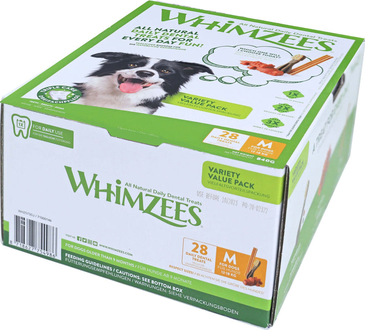 AnimalstoreXL Whimzees Variety Valuebox Medium 28 stuks