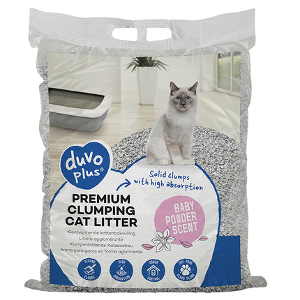 Duvoplus Katzenstreu Premium Babypuder 12 kg