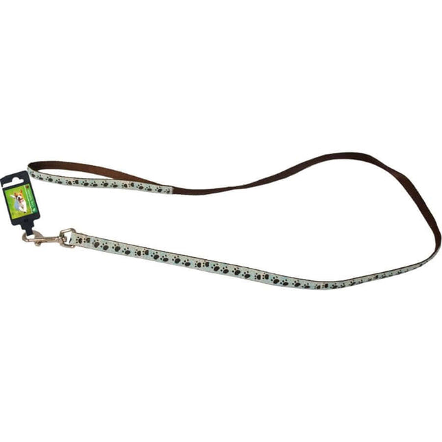 AnimalstoreXL Boon Lijn Nylon PU Glow Bruin 15mm 130cm