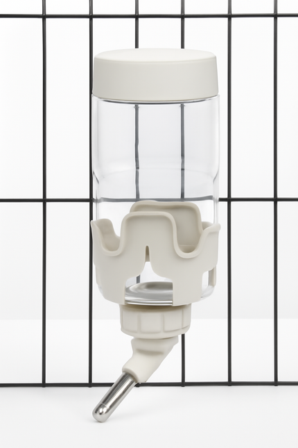 Boony Trinkflasche Nachfüllbar mit Halter und Edelstahl-Ausguss 450ml - 1000ml