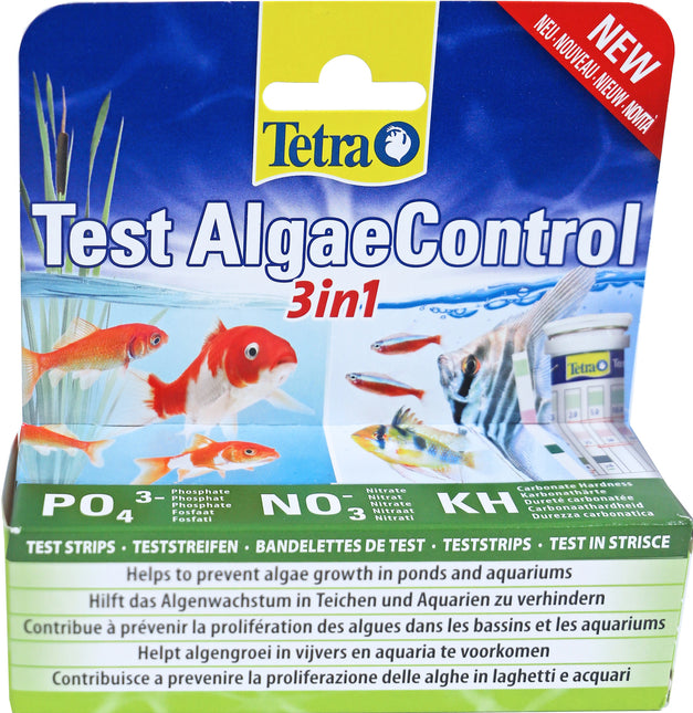 Test Algenbekämpfung 3in1 Box mit 25 Teststreifen