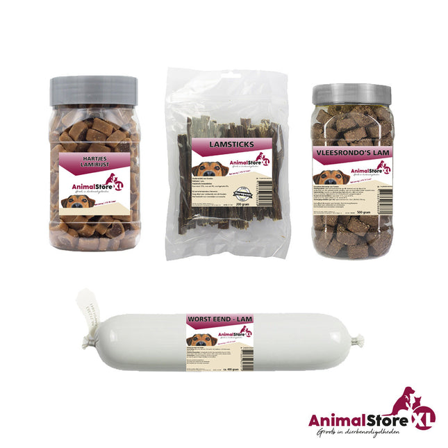 Hundesnacks-Lammpaket