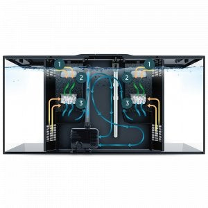 Flex Aquarium Komplett 123L Schwarz