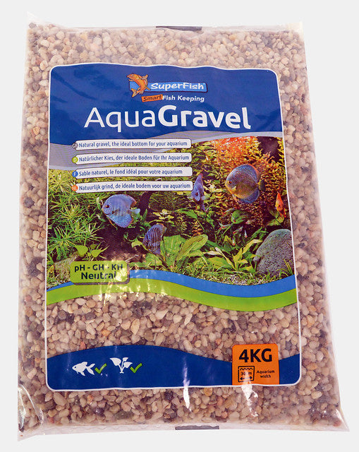 aquariumgrind gravel light 3-6 mm, 4 kilo