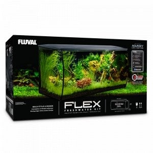 AnimalstoreXL Flex Aquarium Compleet 123L Zwart