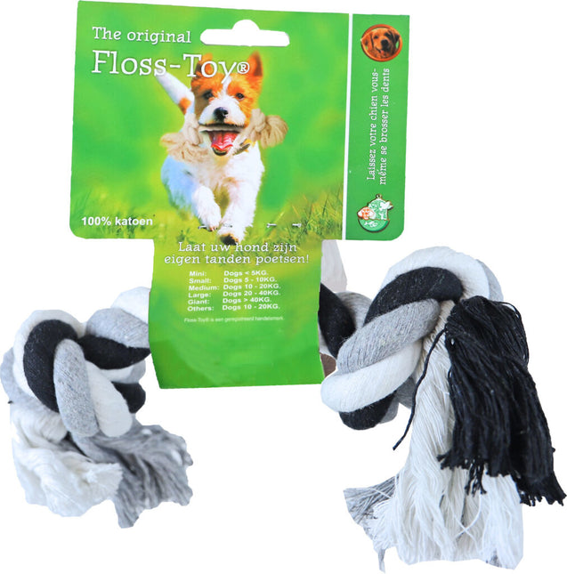 Floss Toy Schwarz/Weiß Medium