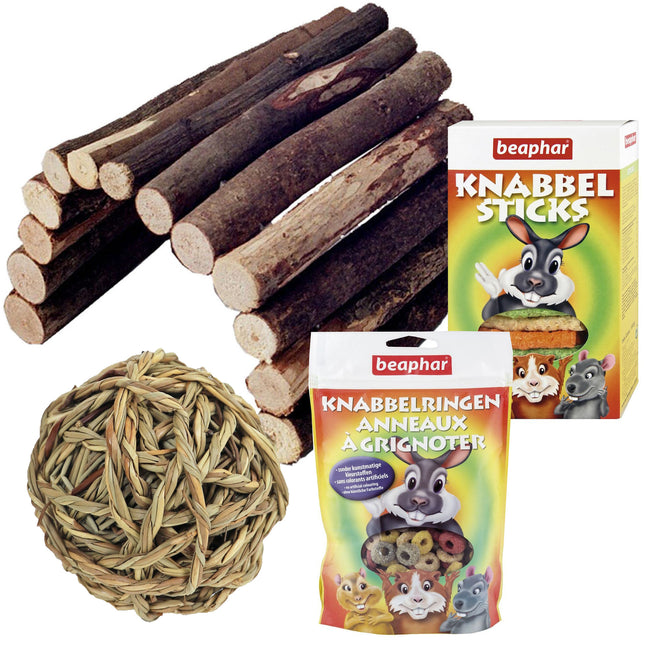 Kleines Nagetier-Knabberpaket