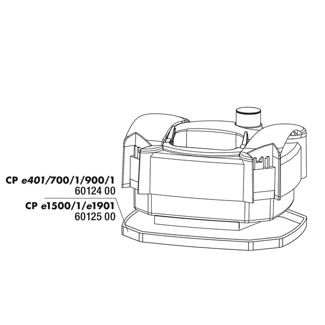 Cristalprofi E700/E900 Dichtungspumpendeckel