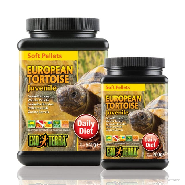 Weiche Pellets Junge Europäische Landschildkröte 540g