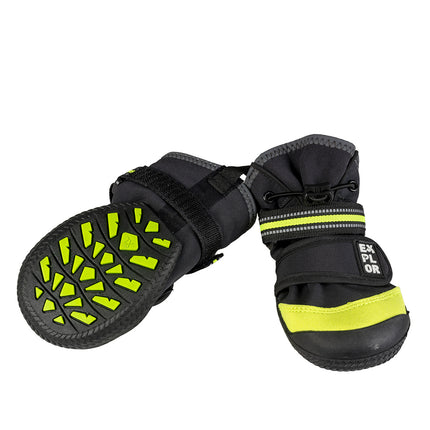 Gear Hundeschuhe 4 Stück – XL Schwarz