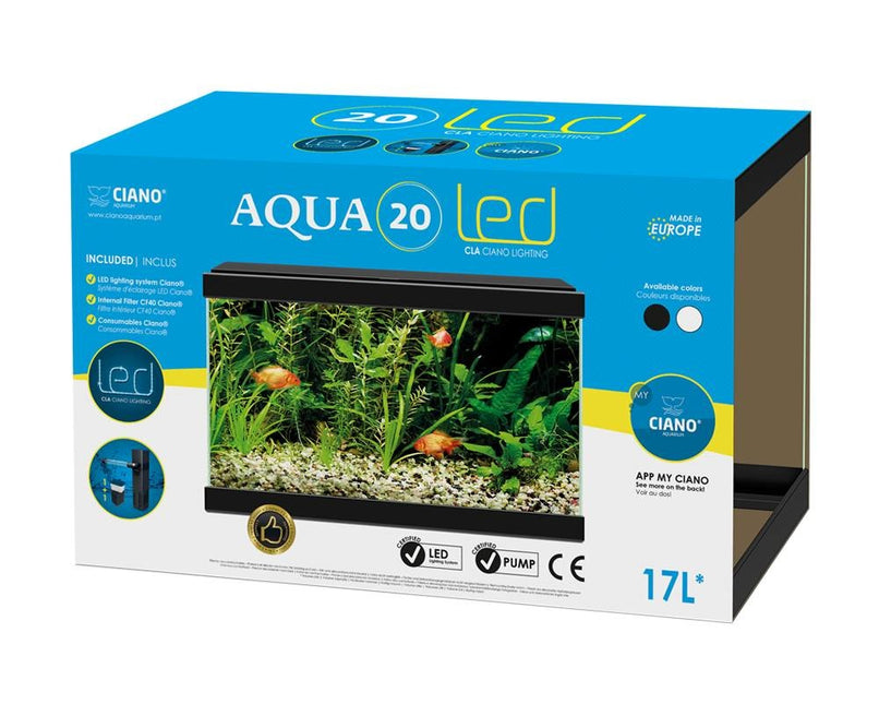 Aqua 20 LED Schwarz