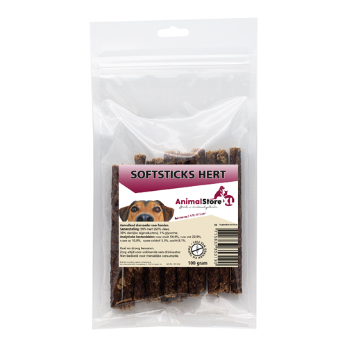 AnimalstoreXL Softsticks Hirsch 100g