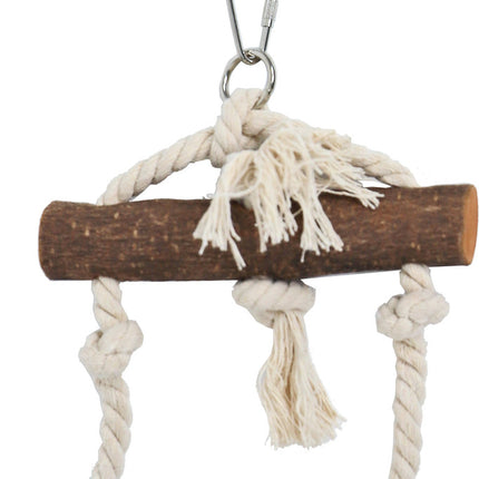 AnimalstoreXL Touwladder Hout 2-Traps 27cm