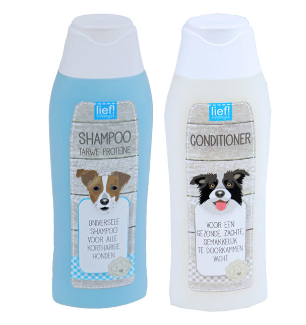 Hondenshampoo & Conditioner Korthaar Bundel