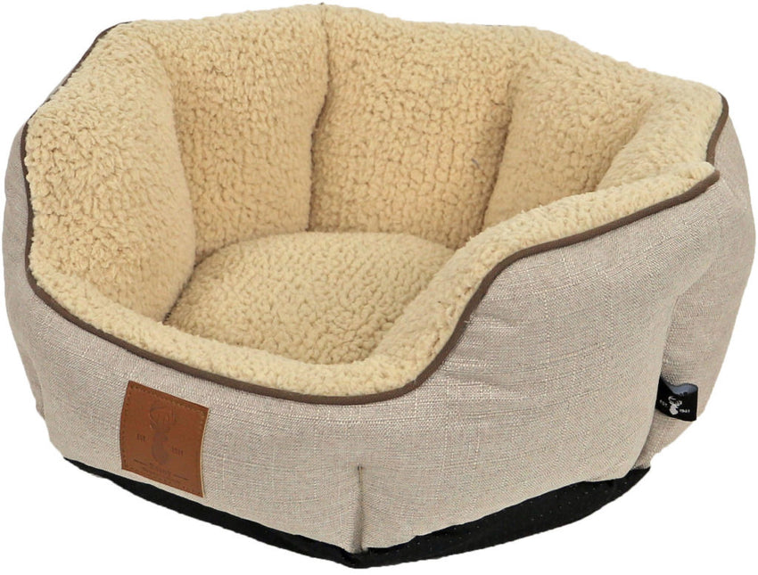 Katzenbett und Klettermöbel im Beige-Set