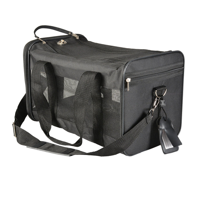 Reisetasche Nylon S - 40x25x25cm - max. 6kg Schwarz