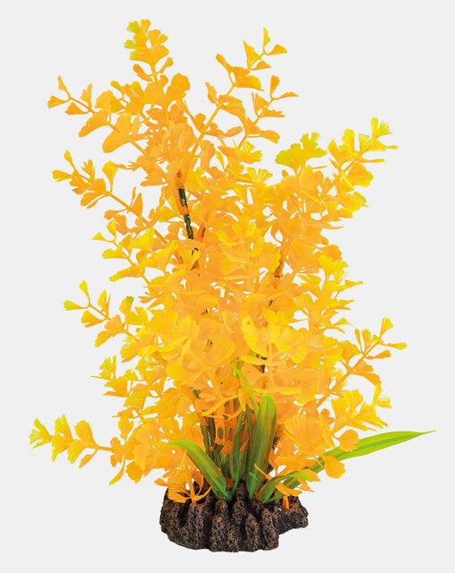 Kunstpflanze 25cm Ludwigia Orange