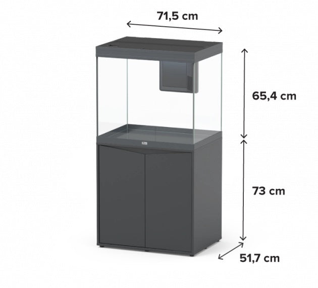 Aquarium Wolga 200 Schwarz-001