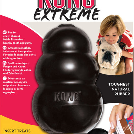 Kong Extreme Rubber Schwarz Groß