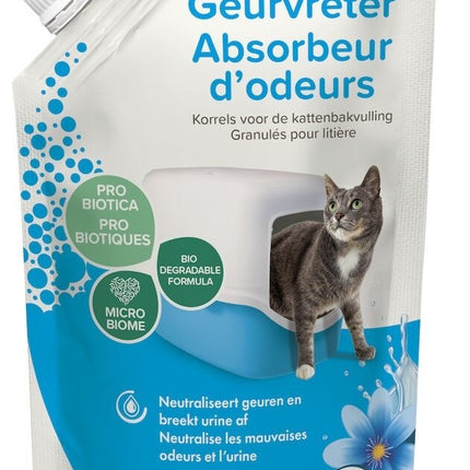 Katzenstreu Aloe Vera 2x 12kg + Geruchsentferner