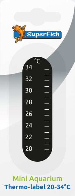 Klebethermometer 20-34 °C