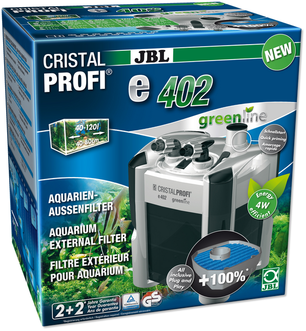 CristalProfi e402 Greenline + JBL ProClean Bac