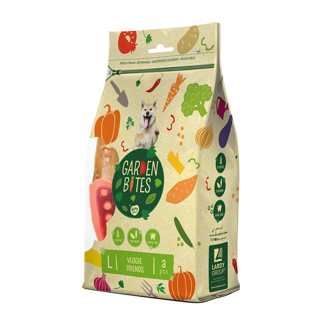 Garden Bites Veggie Friends Große Tasche 11cm 3 Stk