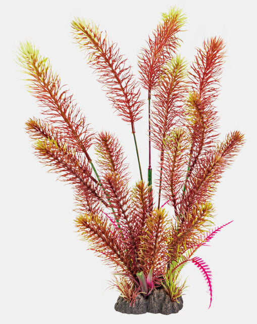 Kunstpflanze 40 cm Myriophyllum Rot