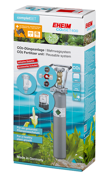 Co2-Set 400 inklusive Flasche und Magnetventil-Nachtabschaltung