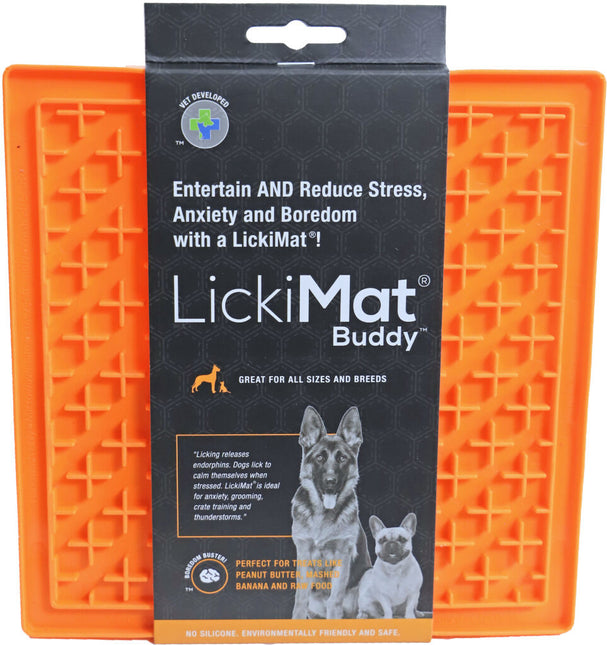 Leckmatte Buddy Dog Orange 20cm