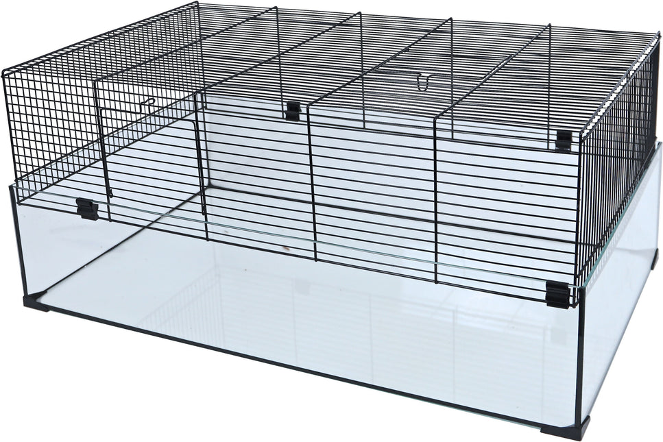 Hamstergehege Hamsterscape 78 Glas/Metall