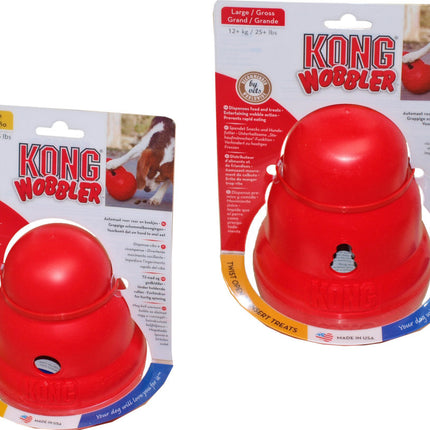 Kong Wobbler Rood Small