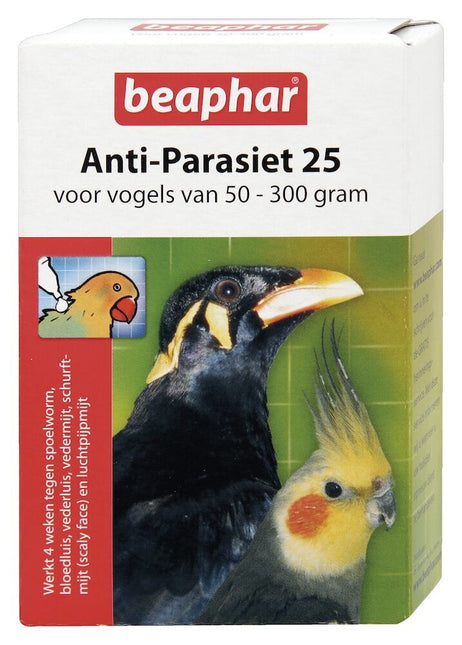 Anti-Parasiten 25 Vogel 50-300 Gramm 2 Stk