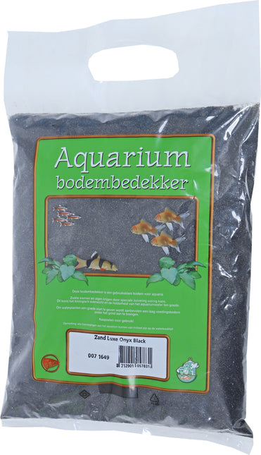 Aquariensand Luxus Onyx Schwarz 4KG