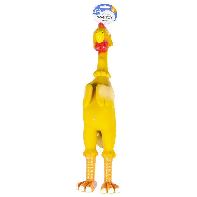 Latex Pop Up Lustiges Huhn L - 50cm Mehrfarbig