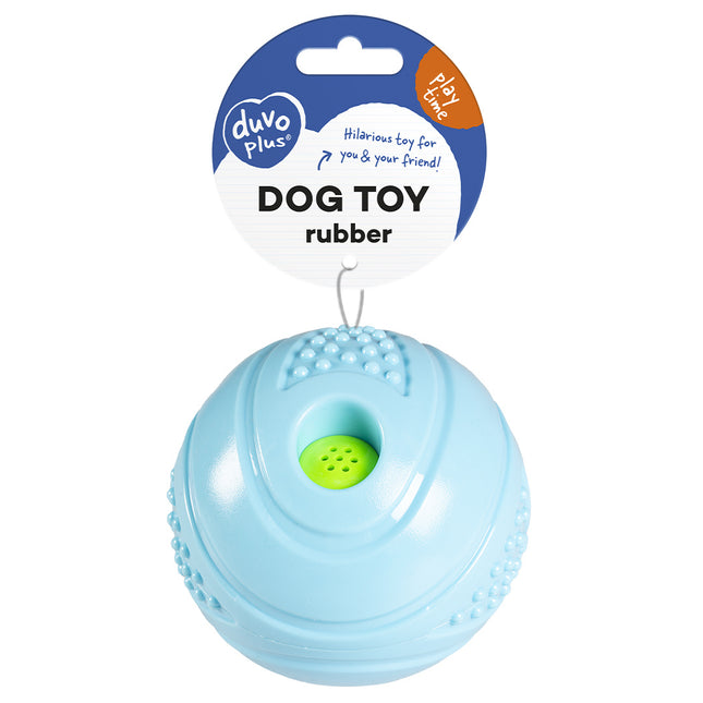 Giggle Bulby Ball aus Gummi, 12,8 x 12,8 x 12,8 cm, Blau