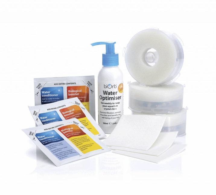 Service-Kit im Dreierpack und Wasseroptimierer