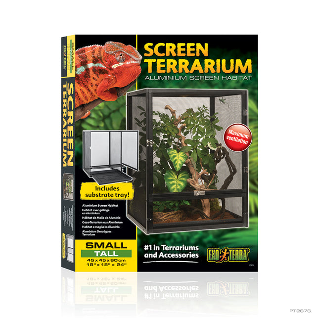 Terrarium aus Aluminiumgeflecht, 45 x 45 x 60 cm