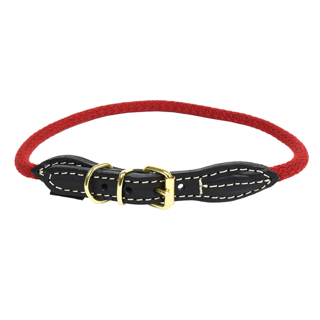 Explor Forest Halsband Nylon m - 47-51cm/8mm Rot