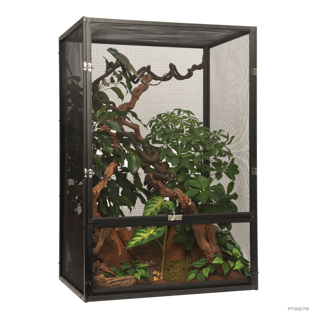 Terrarium aus Aluminiumgeflecht, 60 x 45 x 90 cm