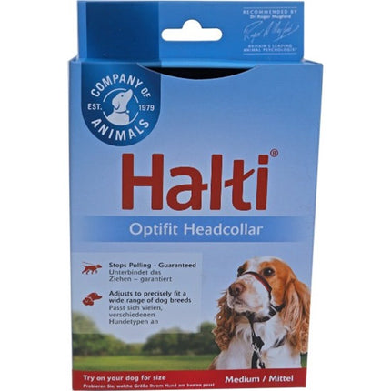 Company Of Animals Halti Optifit Schwarz Medium