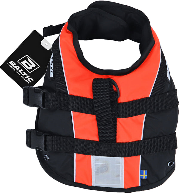 Baltic Hundeschwimmweste Mascot Orange/Schwarz