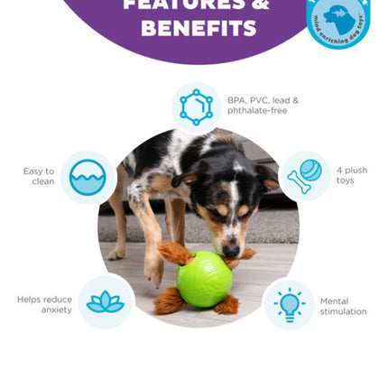 Nina Ottosson Hundespiel Dog Snuffle N'Treat Ball