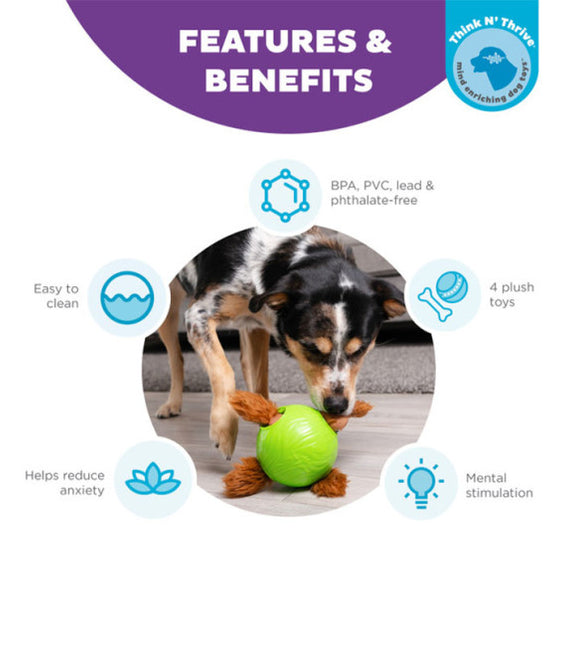 Nina Ottosson Hundespiel Dog Snuffle N'Treat Ball