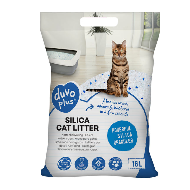 Duvoplus Premium Silica Katzenstreu 5L